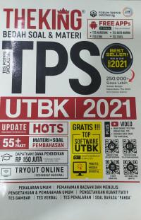 Image of THE KING BEDAH SOAL DAN MATERI TPS UTBK 2021